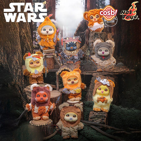 Hot Toys Star Wars Ewok Cosbi Plush Keychain Collection Series 2 (Full set of 8)