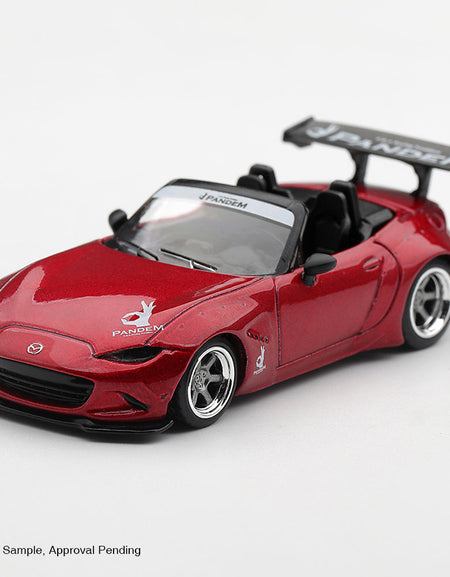 (Pre-order) Mini GT #1367 Mazda Miata MX-5 (ND) Pandem Kodo Red 2015 LHD