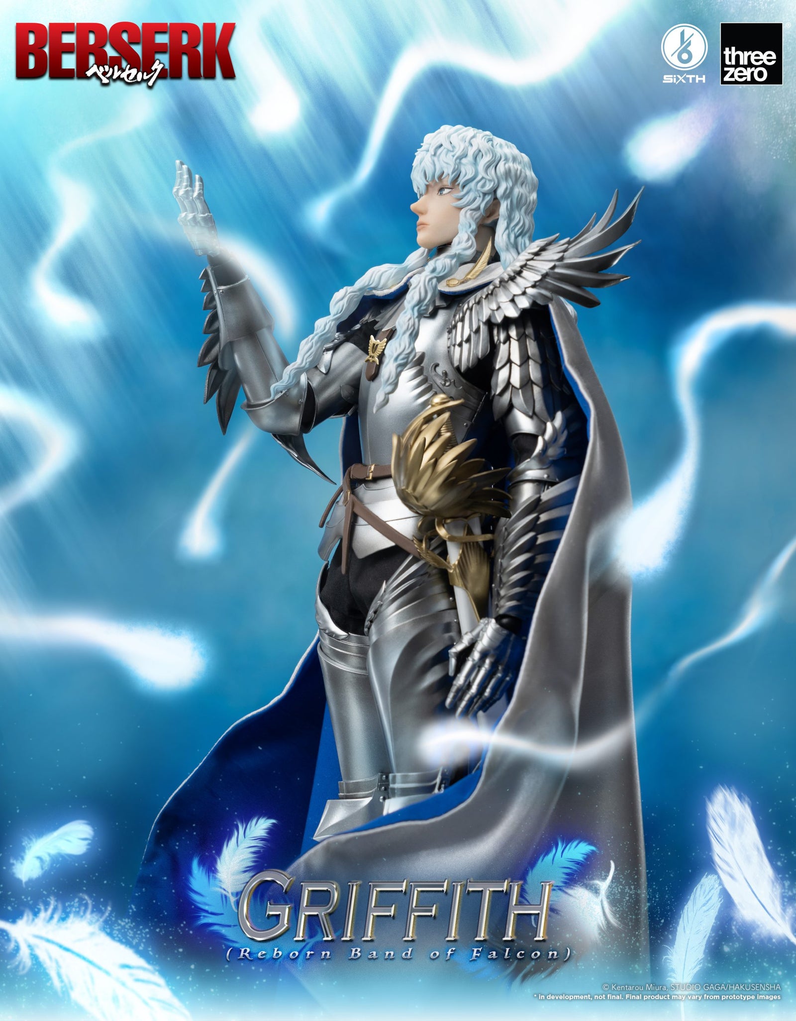 ThreeZero 1:6 BERSERK Griffith (Reborn Band of Falcon) Action Figure