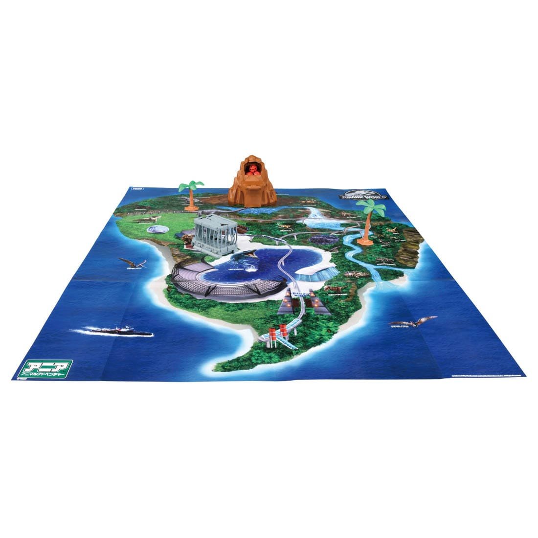Takara Tomy Ania Jurassic World -  Big Dinosaur Kingdom Map  (Play Set)