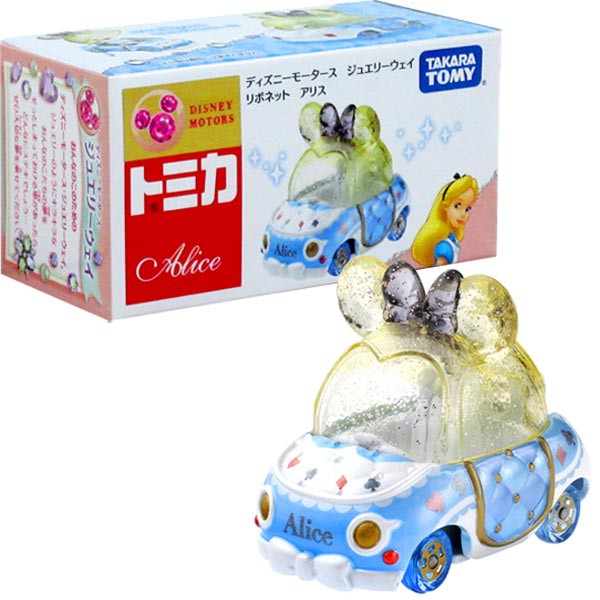 Takara Tomy Tomica Disney Motors Jewelry Way Ribbonet Alice Diecast Model Car