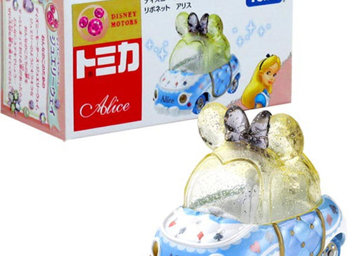 Load image into Gallery viewer, Takara Tomy Tomica Disney Motors Jewelry Way Ribbonet Alice Diecast Model Car
