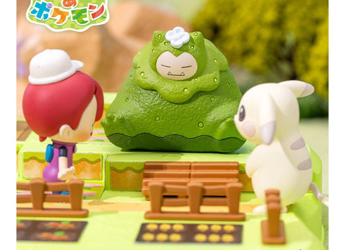 Load image into Gallery viewer, Takara Tomy Pokemon MonColle Poko A Collection Snorlax (Moss-like) Mini Figure
