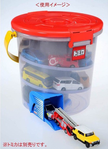 TAKARA TOMY Tomica Sprial Bucket Set Scene for diecast toy car storage tunnel