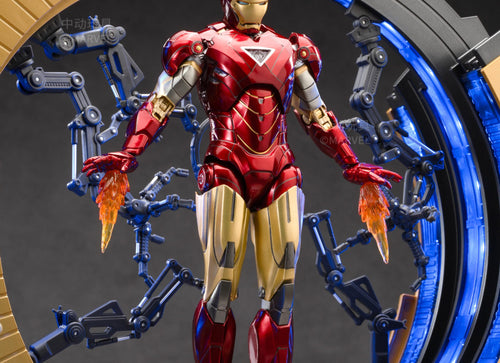Load image into Gallery viewer, ZD Toys Marvel Avengers 1/10 MK6 With Suit-up Gantry Action Figure Set
