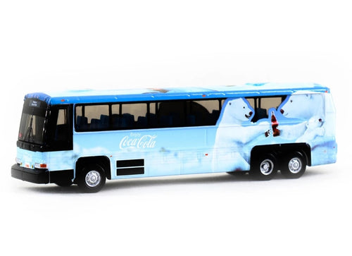 Load image into Gallery viewer, Tiny City Die-cast Model Car - 96A3 Single Deck Bus "COCA COLA Polar Bear"
