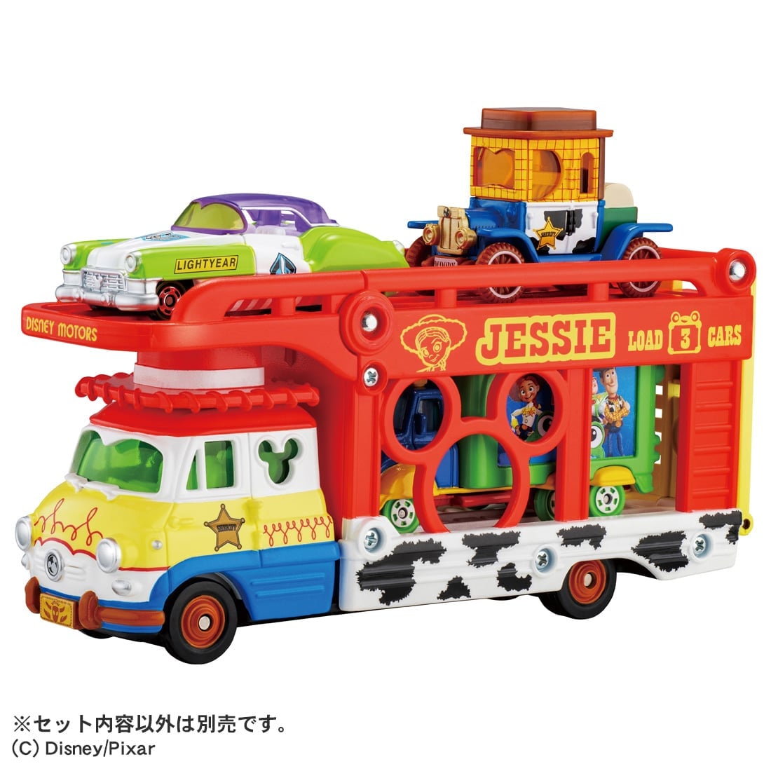 Takara Tomy Dream Tomica Disney Motors - Toy Story 5 Pals Transpo Jessie