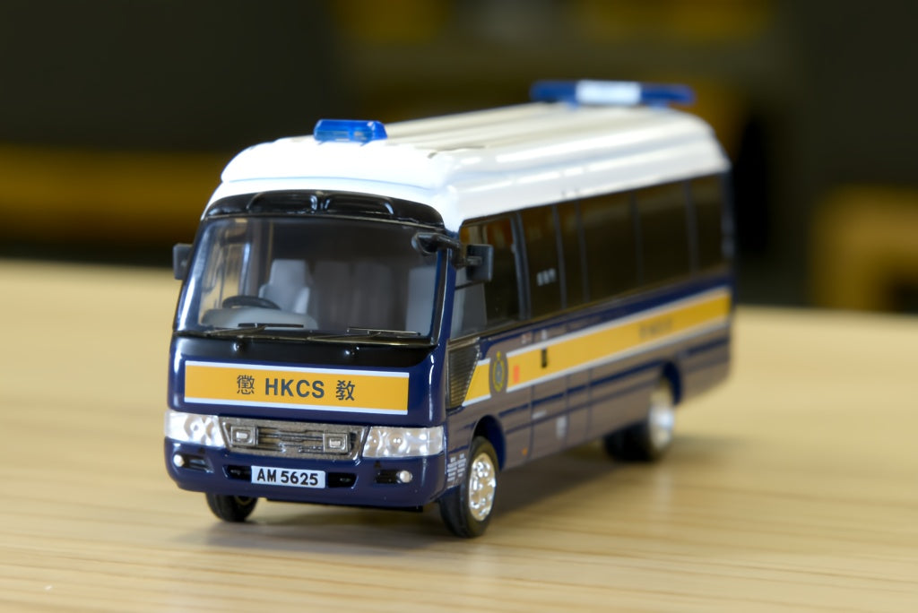 Tiny City 1/76 Toyota Coaster B59 HKCS RRT (AM5625) Diecast Model Car