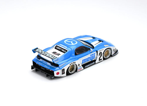 Load image into Gallery viewer, (Pre-order) INNO64 - 1/64 MAZDA RX7 (FD3S) LB-SUPER SILHOUETTE "MEIJI"
