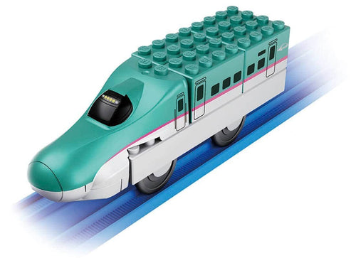 Load image into Gallery viewer, Takara Tomy Tomica Plarail Block E5 Series Shinkansen Hayabusa Block Set
