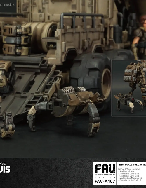Load image into Gallery viewer, TOYS ALLIANCE x Acid Rain FAV-A107 Sand Laevis Set 1:18 Figure
