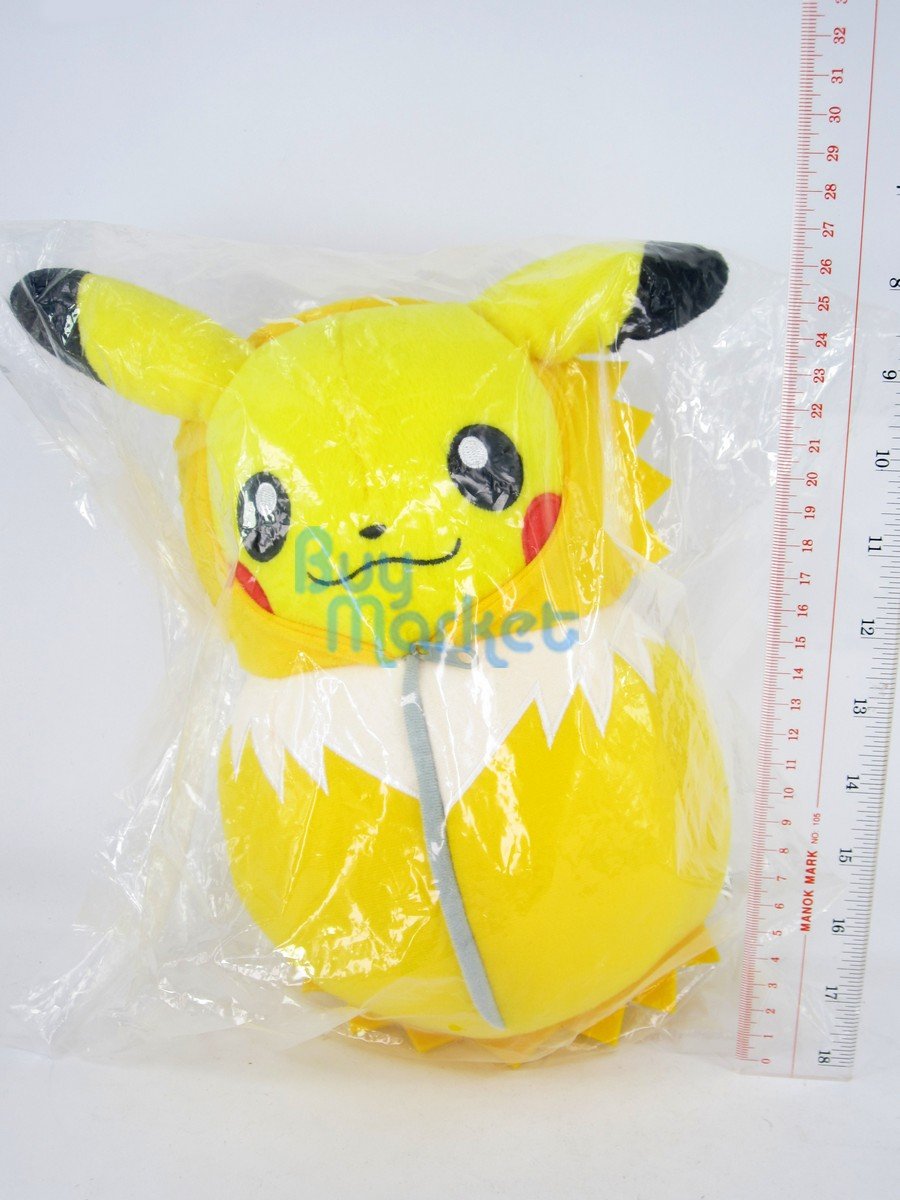 Banpresto Pocket Monster Pokemon Pikachu Sleeping Bag Jolteon Style Plush Doll
