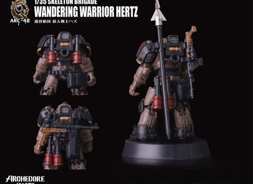 Load image into Gallery viewer, ARCHECORE ARC-48 Skeleton Brigade Wandering Warrior Hertz Action Figure Set
