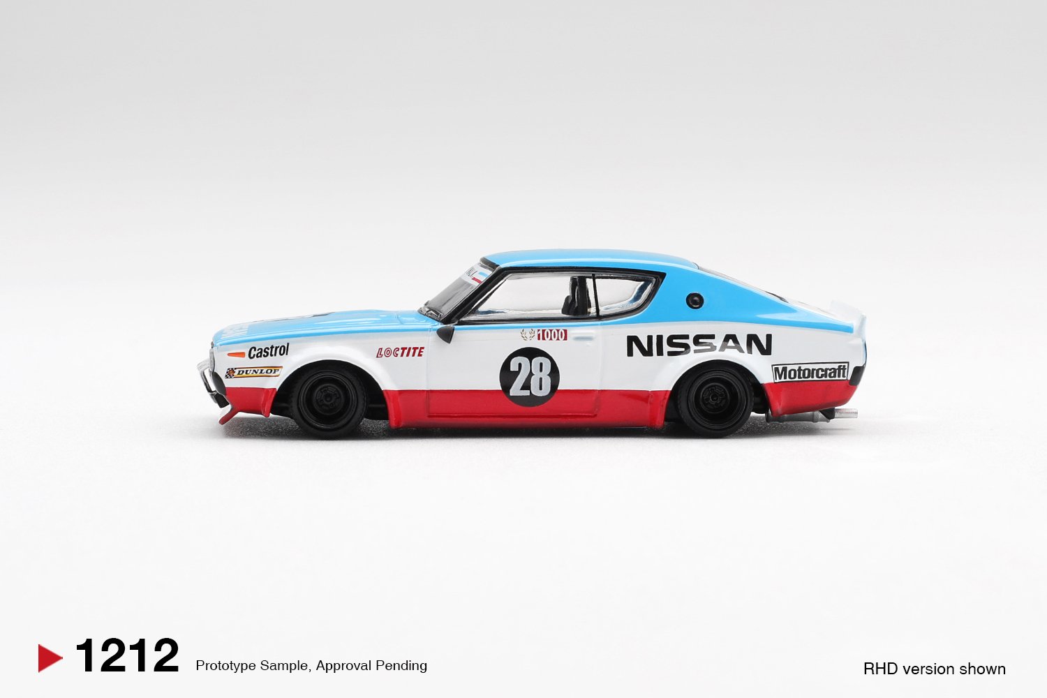 MINI GT #1212 Nissan Skyline Kenmeri Liberty Walk Racing '75 concept