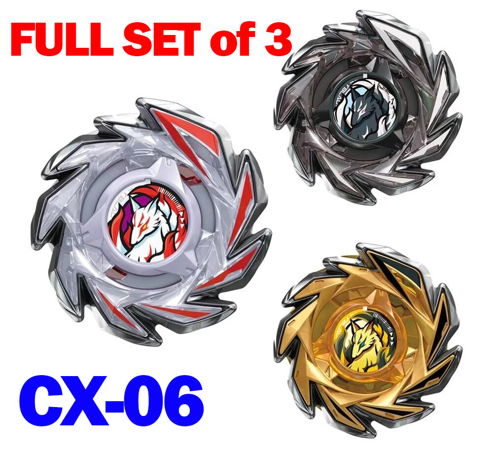 (Pre-order / Shipping Date: end of Jul 2026) Takara Tomy Beyblade X CX-06 Random Booster FoxBrush Select FULL SET