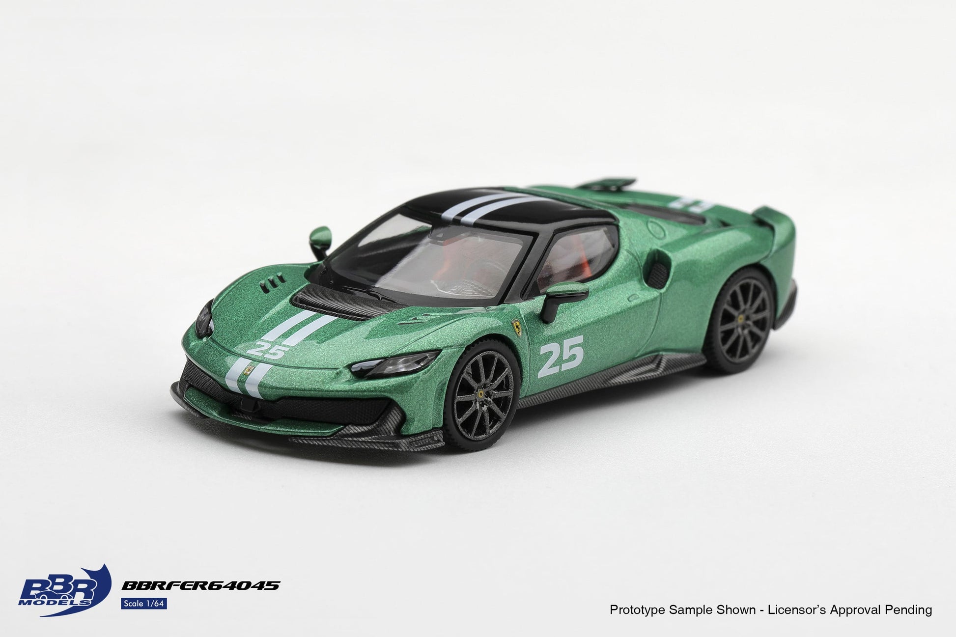 (Pre-order) BBR 1/64 Ferrari 296 Speciale Verde Nürburgring Diecast Model Car