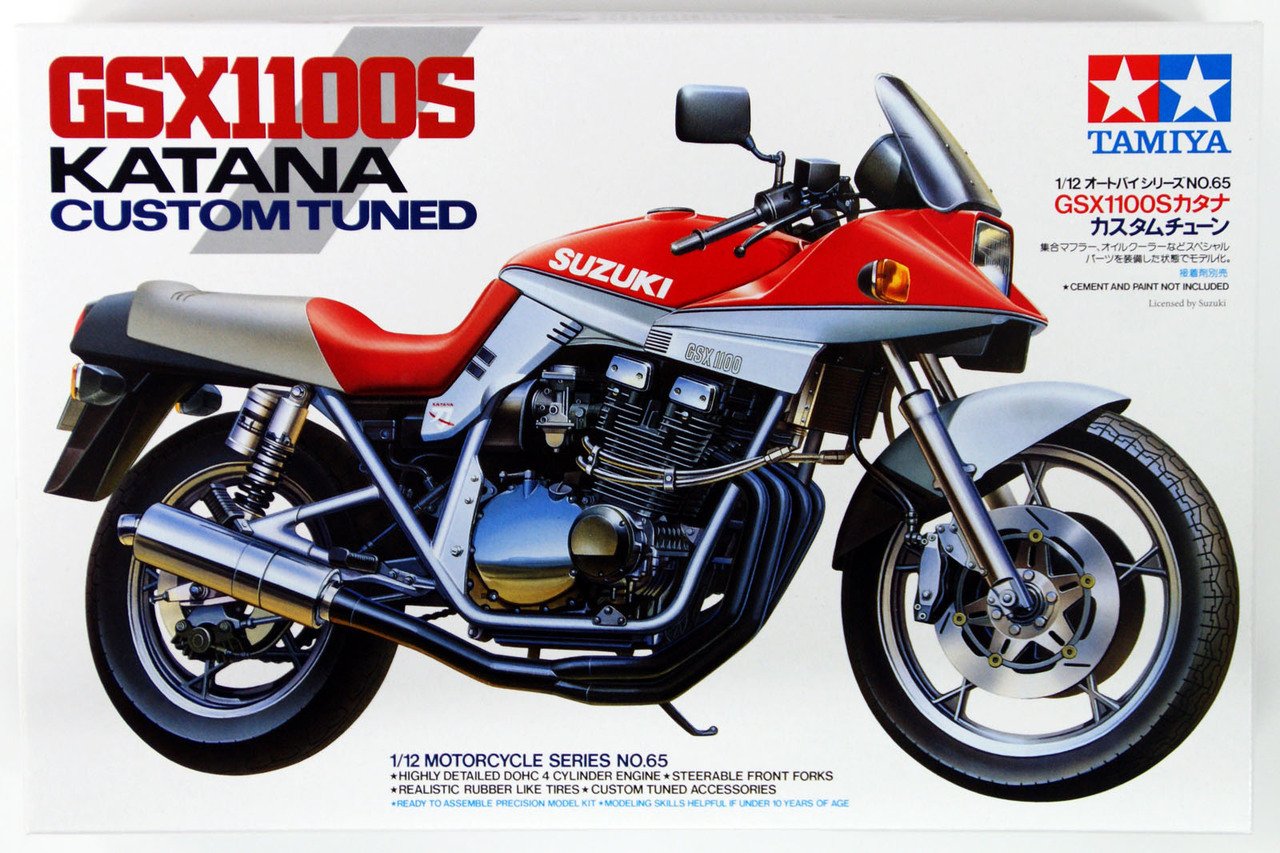 Tamiya 14065 1/12 Scale Motorcycle series No.65 GSX1100S KATANA Custom Tuned