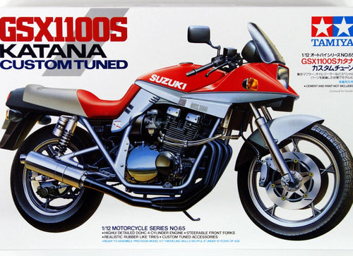 Load image into Gallery viewer, Tamiya 14065 1/12 Scale Motorcycle series No.65 GSX1100S KATANA Custom Tuned
