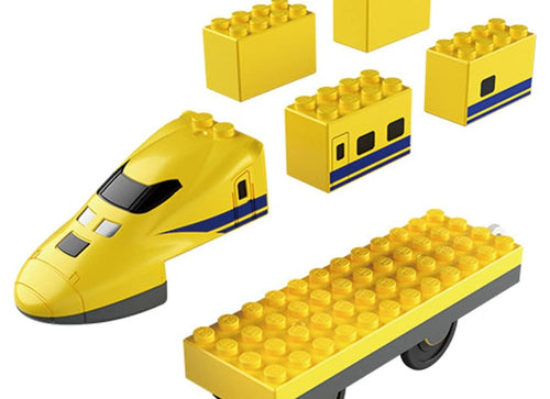 Load image into Gallery viewer, Takara Tomy Tomica Plarail Blocks JR923 Doctor Yellow set
