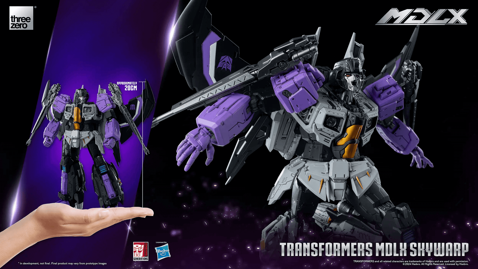 Threezero Transformers MDLX Action Figure Skywarp 20 CM