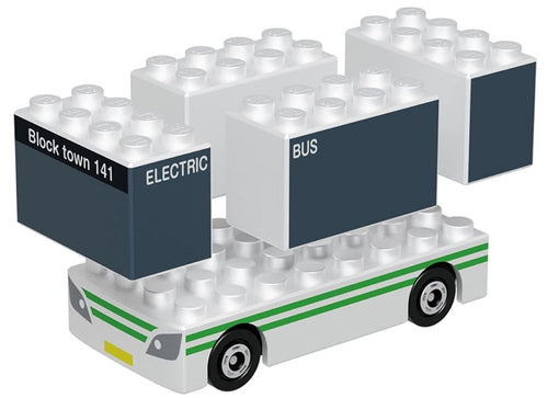 Load image into Gallery viewer, Takara Tomy Tomica Plarail Blocks EV Mobility Set
