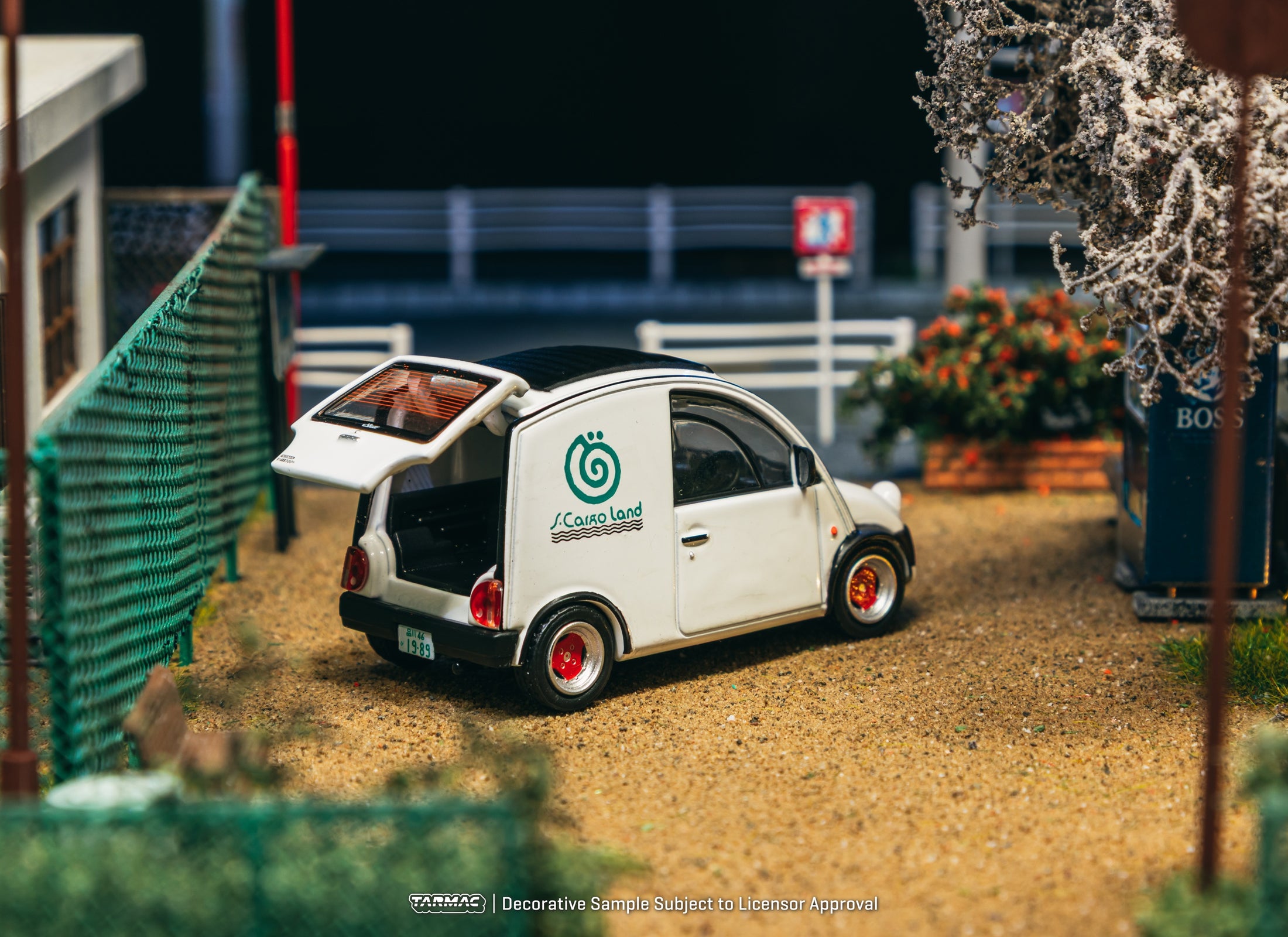 Tarmac Works 1/64 Nissan S-Cargo White Diecast Model Car
