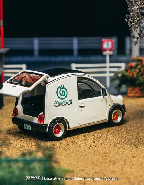 Load image into Gallery viewer, Tarmac Works 1/64 Nissan S-Cargo White Diecast Model Car
