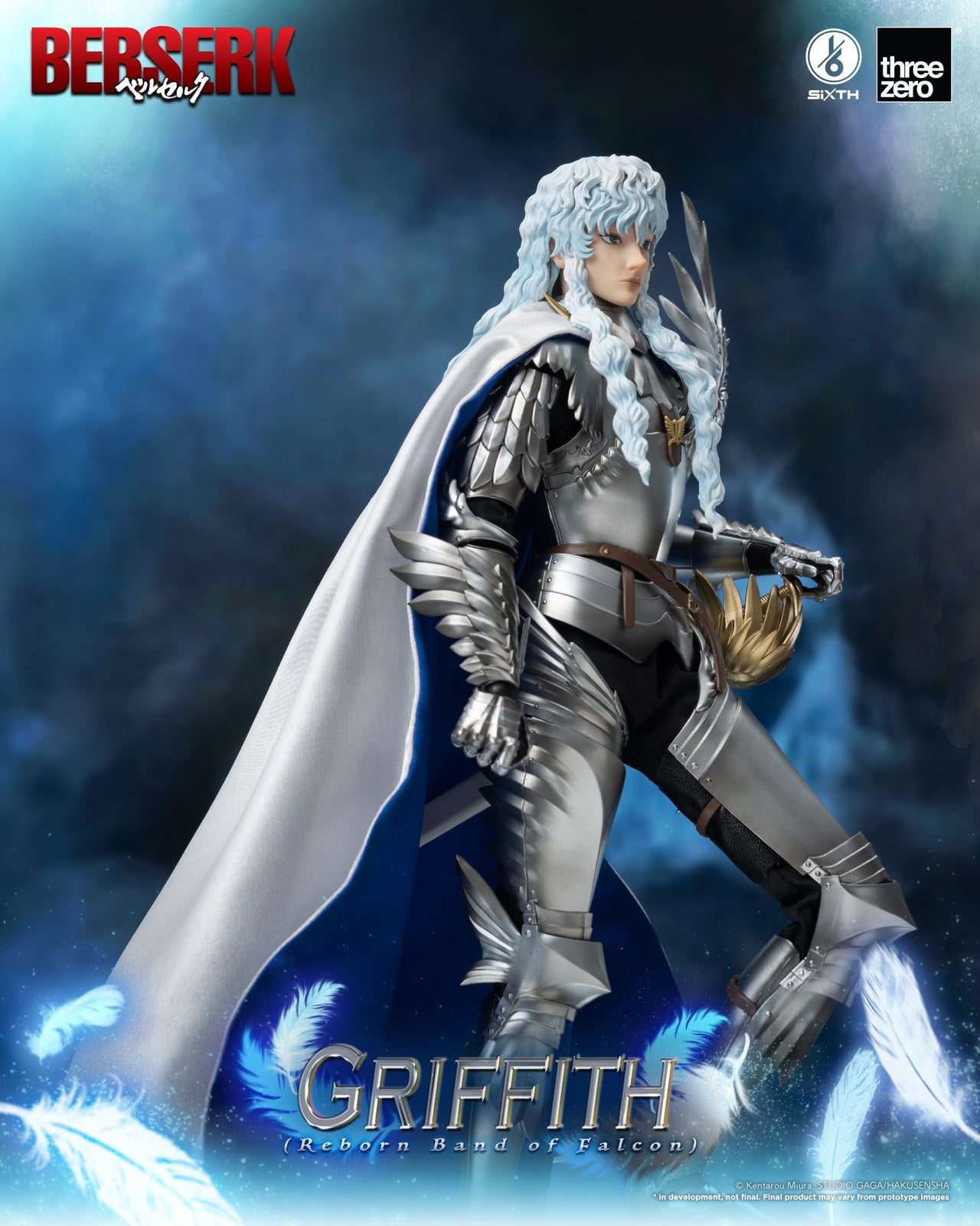 ThreeZero 1:6 BERSERK Griffith (Reborn Band of Falcon) Action Figure