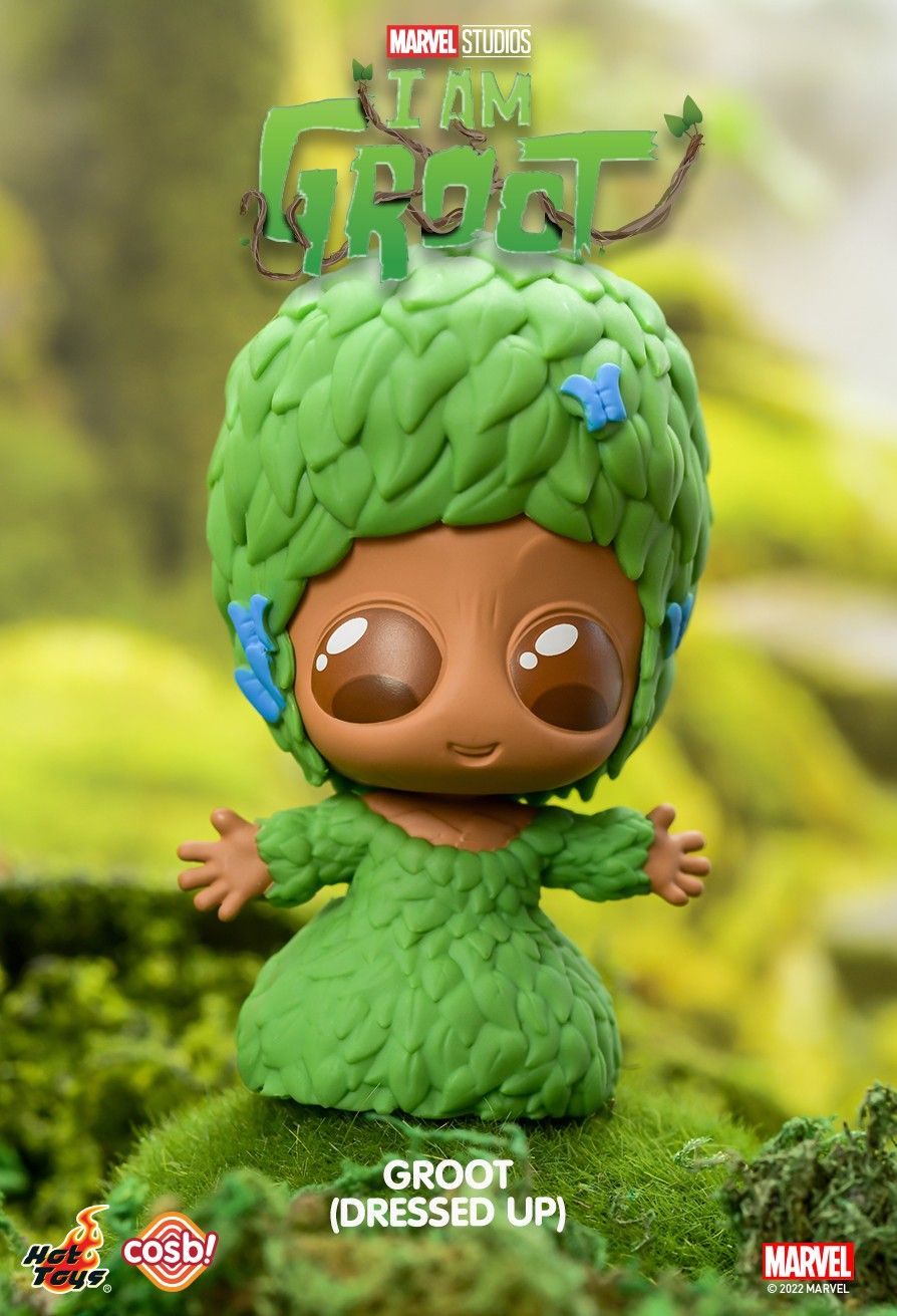 Hot Toys Cosbi Bobble-Head Collection : I Am Groot (set of 8)