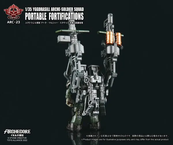 TA ARCHECORE ARC-23 YGGDRASILL ARCHE-SOLDIER SQUAD Portable Fortifications