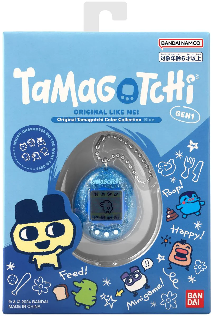 Bandai Tamagotchi The ORIGINAL LIKE ME! GEN1 COLOR COLLECTION BLUE