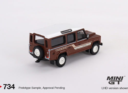 Load image into Gallery viewer, Mini GT #734 Land Rover Defender 110 1985 County Station Wagon LHD
