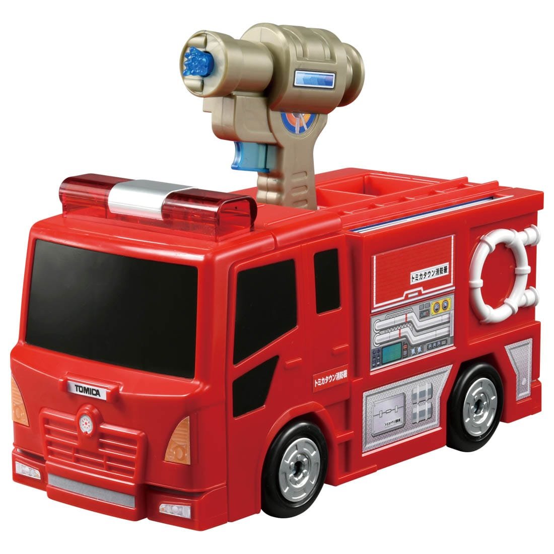 Takara Tomy Tomica World - Transform Fire Truck Fire Station (No Cars included)