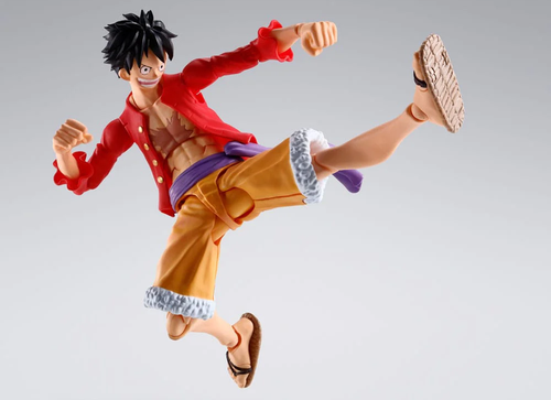 Load image into Gallery viewer, Bandai Tamashii S.H.Figuarts Monkey D. Luffy Onigashima Uchiiri Action Figure
