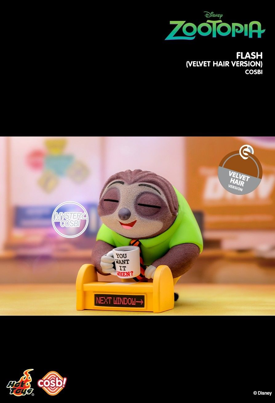 Hot Toys Zootopia Cosbi Collection Bobble-Head Figure Set (Full box set of 8)