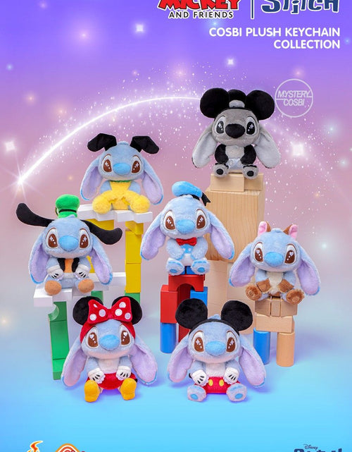 Load image into Gallery viewer, Hot Toys Mickey &amp; Friends Stitch Cosbi Plush Keychain Collection (Set of 6)
