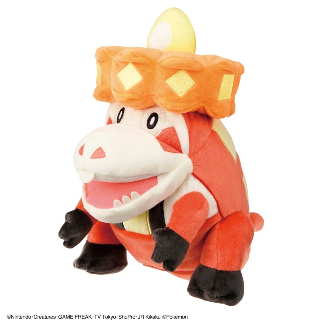 Takara Tomy A.R.T.S Pocket Monster Plush Pokemon Big Mouth! Crocalor