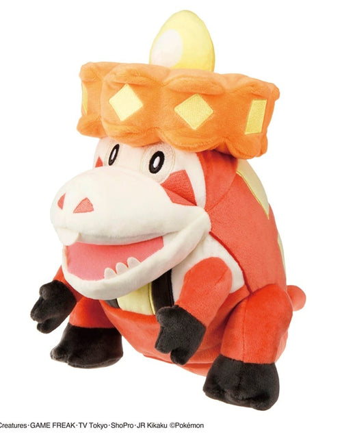 Load image into Gallery viewer, Takara Tomy A.R.T.S Pocket Monster Plush Pokemon Big Mouth! Crocalor
