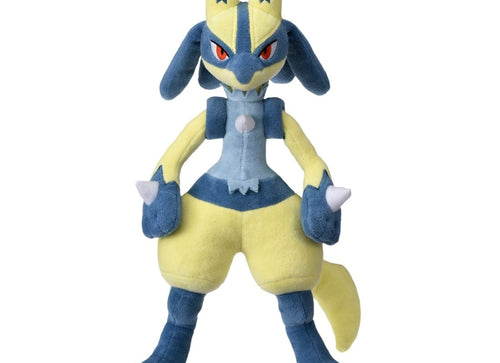 Load image into Gallery viewer, Takara Tomy Pokemon Pocket Monster Soft Plush Toy Yellow Lucario
