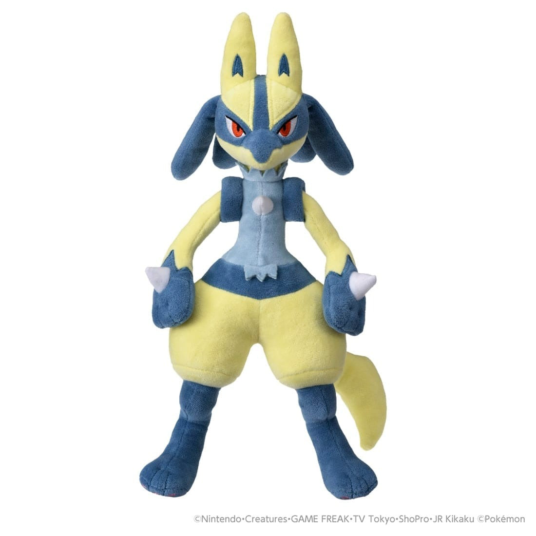 Takara Tomy Pokemon Pocket Monster Soft Plush Toy Yellow Lucario