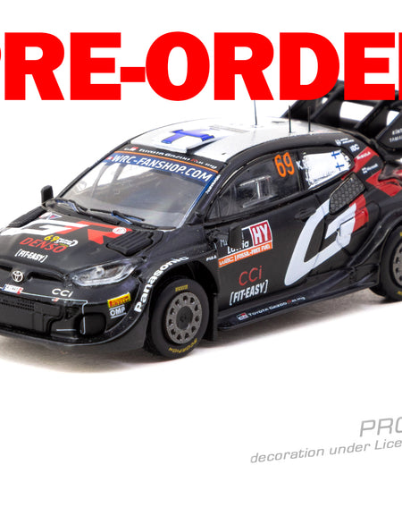 (Pre-order) Tarmac Works Toyota GR YARIS Rally1 HYBRID Rally Latvia 2024 Winner