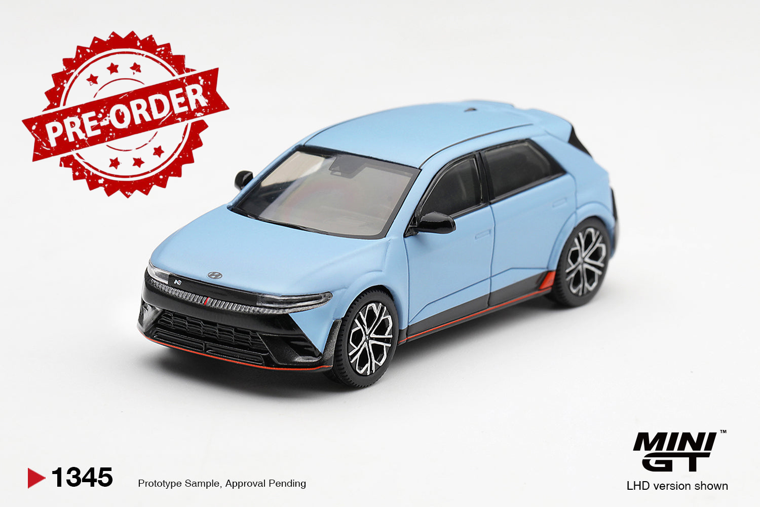 (Pre-order) Mini GT #1345 Hyundai Ioniq 5 N Performance Blue Matt LHD