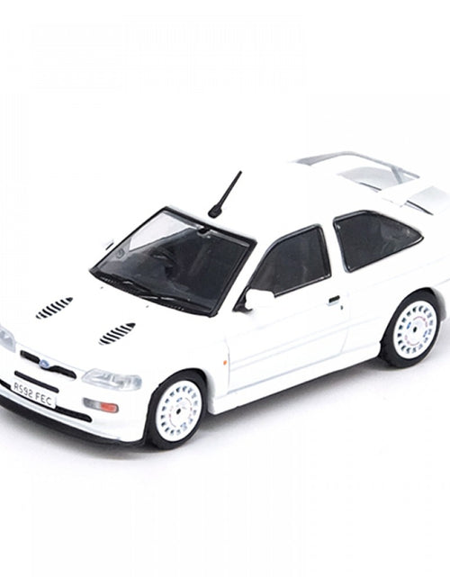 Load image into Gallery viewer, INNO64 1/64 FORD ESCORT RS COSWORTH WHITE LHD DIECAST WITH OZ RALLY RACING WHEEL
