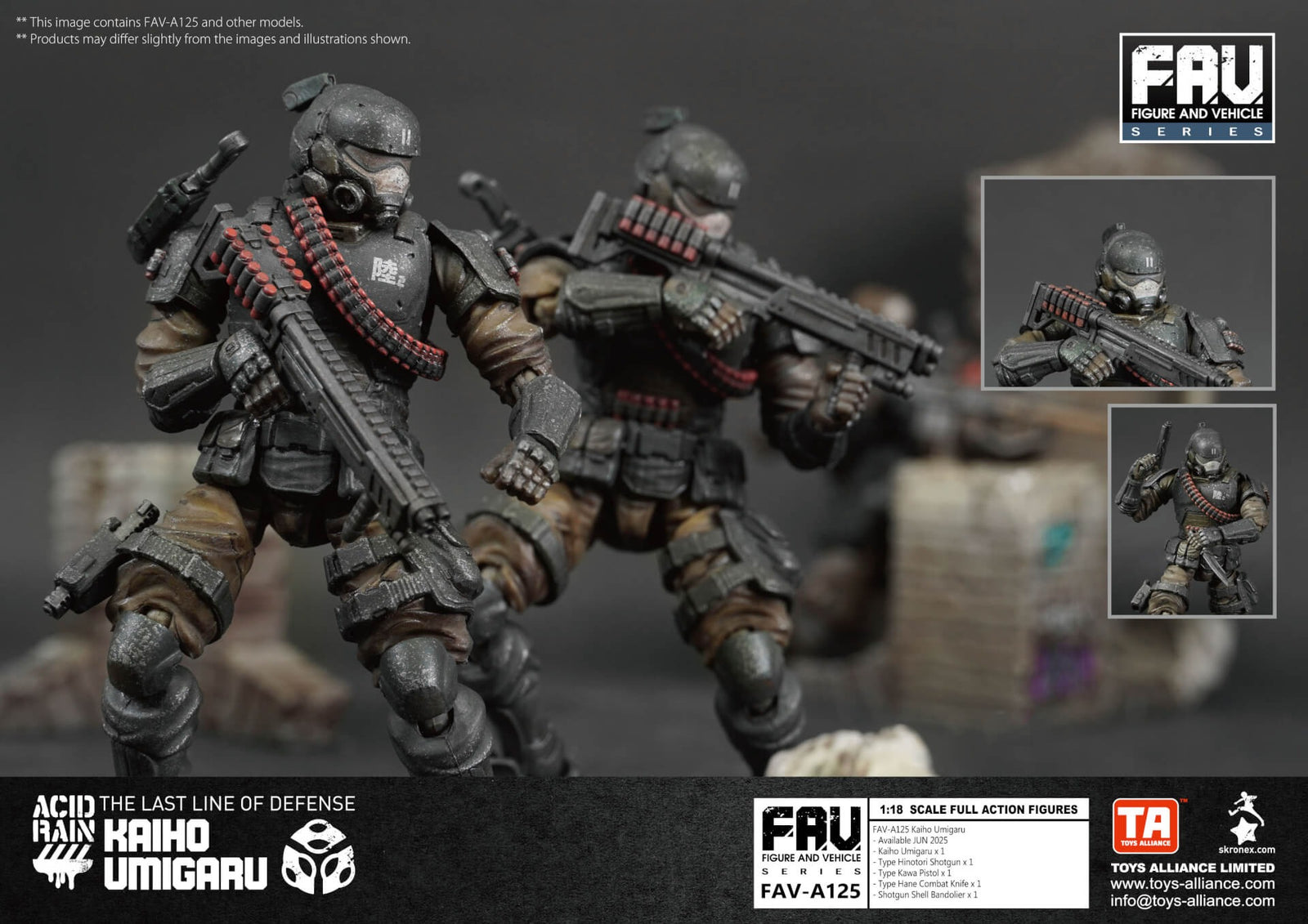 Acid Rain x Toy Alliance FAV-A125 Kaiho Umigaru Action Figure