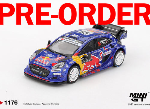 Load image into Gallery viewer, (Pre-order) MINI GT #1176 Ford Puma Rally1 #55 M-Sport Ford WRT 2025 Monte-Carlo
