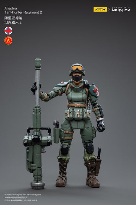 JOYTOY x Corvus Belli Infinity 1:18 Ariadna Tankhunter Regiment 2 Action Figure