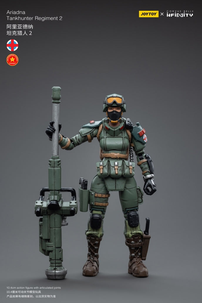 JOYTOY x Corvus Belli Infinity 1:18 Ariadna Tankhunter Regiment 2 Action Figure