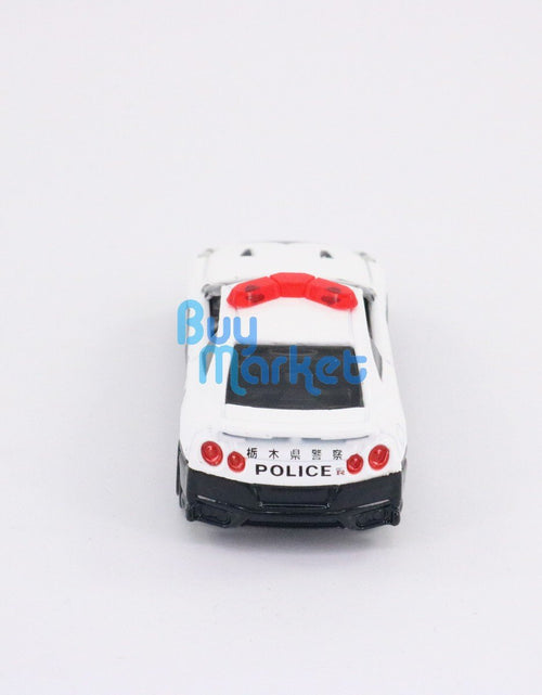 Load image into Gallery viewer, Takara Tomy Tomica #105 Nissan GT-R Police Car Scale 1/62 Diecast Car Toy
