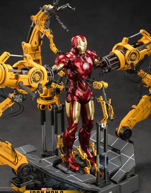 Load image into Gallery viewer, ZD Toys Marvel Avengers 1/10 MK4 &amp; Suit-up Gantry Action Figure Set
