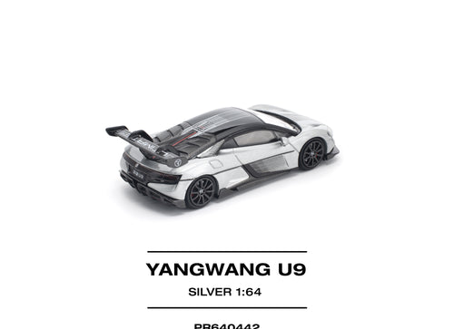 Load image into Gallery viewer, (Pre-order) POPRACE 1/64 YANGWANG U9 - SILVER Diecast Model Car
